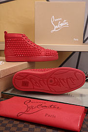 Christian Louboutin Louis High-top Sneakers Red - 2