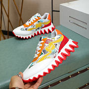 Christian Louboutin Loubishark White Red 025#326 - 2