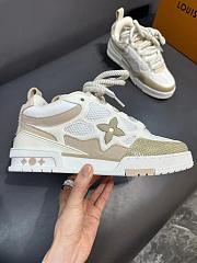Louis Vuitton LV Skate Sneaker Beige White - 3