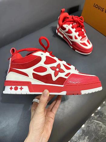 Louis Vuitton LV Skate Sneaker Red White