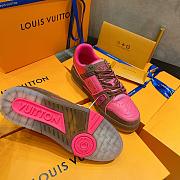 Louis Vuitton LV Trainer Brown Pink 1A85Q - 5