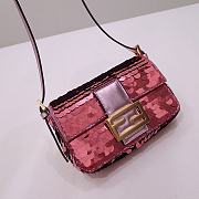 Fendi Baguette Bag Pink 6348 Size 19.5x5x11cm - 6