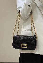 Fendi Baguette Black 8533 Size 24×7×13cm - 3