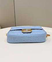 Fendi Baguette Blue 8533 Size 24×7×13cm - 5