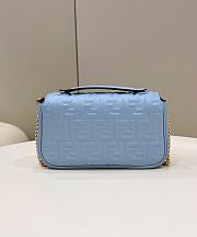 Fendi Baguette Blue 8533 Size 24×7×13cm - 4