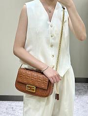 Fendi Baguette Brown 8533 Size 24×7×13cm - 2