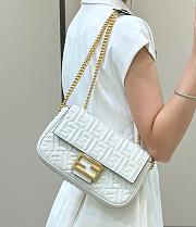 Fendi Baguette White 8533 Size 24×7×13cm - 4
