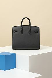 Hermès Birkin Bag 3 Windows Black Size 22x15x8CM - 5