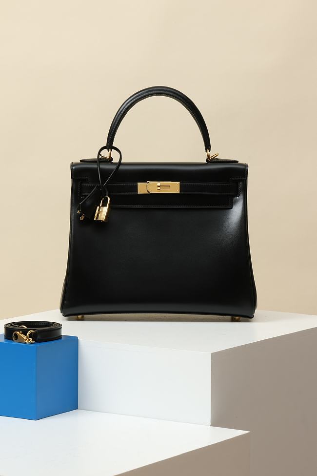 Hermès Birkin Bag Black Leather Size 28x11x20CM - 1