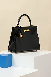 Hermès Birkin Bag Black Leather Size 28x11x20CM - 6