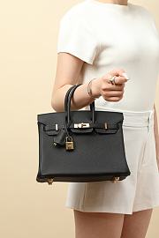 Hermès Birkin Bag Black Size 25x20x13CM - 4