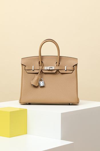 Hermès Birkin Bag Brown Size 25x20x13CM