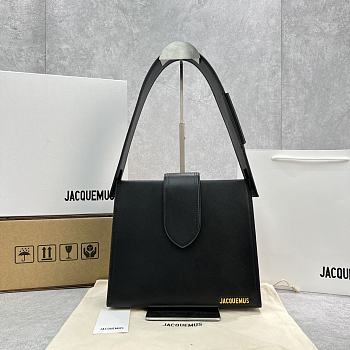Jacquemus Axillary Bag Black Size 26x22x9.5CM