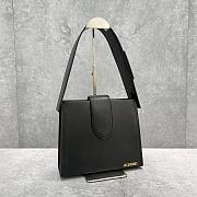 Jacquemus Axillary Bag Black Size 26x22x9.5CM - 2