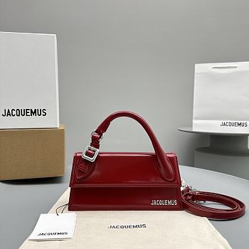 Jacquemus Chiquito Crossbody Bag Red Size 21x10x6CM