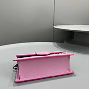 Jacquemus Crossbody Bag Pink JAQ2056 Size 18x6x7cm - 4