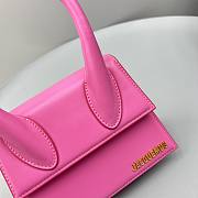 Jacquemus HandBag Black Pink Size 18x15.5x8cm - 6