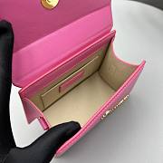 Jacquemus HandBag Black Pink Size 18x15.5x8cm - 4