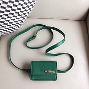 Jacquemus Le Cienture Bello Waist Bag Green Size 12x9x3cm - 4