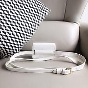 Jacquemus Le Cienture Bello Waist Bag White Size 12x9x3cm - 6