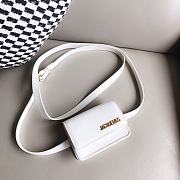 Jacquemus Le Cienture Bello Waist Bag White Size 12x9x3cm - 5