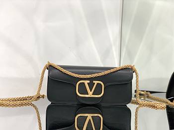 Valentino Crossbody  Bags Black Size 27x13x6cm