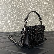 Valentino Garavani Mini Loco 3D Black Size 19x10.5x5cm - 5