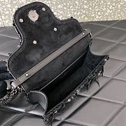 Valentino Garavani Mini Loco 3D Black Size 19x10.5x5cm - 4