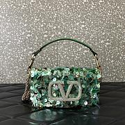 Valentino Garavani Mini Loco 3D Green Size 19x10.5x5cm - 1
