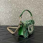 Valentino Garavani Mini Loco 3D Green Size 19x10.5x5cm - 5
