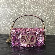 Valentino Garavani Mini Loco 3D Pink Size 19x10.5x5cm - 5