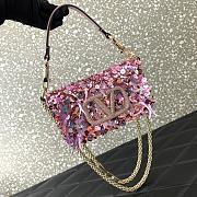 Valentino Garavani Mini Loco 3D Pink Size 19x10.5x5cm - 3