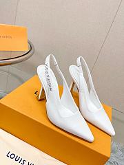 LV Sparkle Pump White 6.5cm 9.5cm - 3
