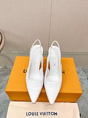 LV Sparkle Pump White 6.5cm 9.5cm - 4