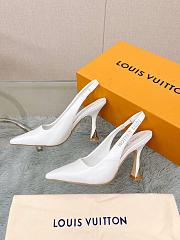 LV Sparkle Pump White 6.5cm 9.5cm - 5
