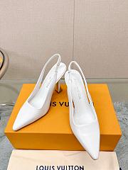 LV Sparkle Pump White 6.5cm 9.5cm - 6