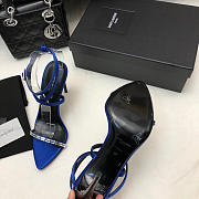 Saint Laurent High Heels MJ00321 Blue 10.5cm - 3