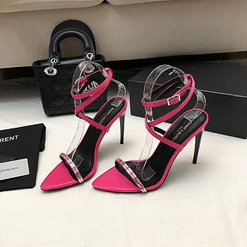Saint Laurent High Heels MJ00321 Pink 10.5cm