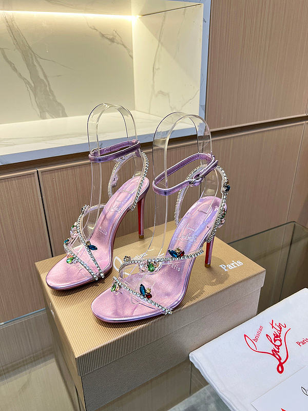 Christian Louboutin Heel Buterfly Purple 024#326 - 1