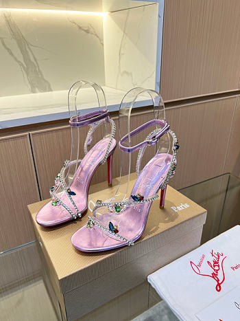 Christian Louboutin Heel Buterfly Purple 024#326
