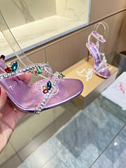 Christian Louboutin Heel Buterfly Purple 024#326 - 5