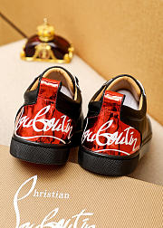 Christian Louboutin Fun Louis Junior Sneakers Black 063#326 - 4