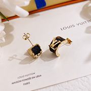 Louis Vuitton Earrings Black Gold 73 - 5