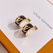 Louis Vuitton Earrings Black Gold 73 - 3