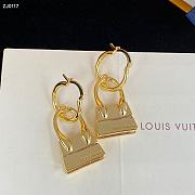 Louis Vuitton Earrings Gold Bag 06 - 1