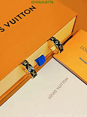 Louis Vuitton Earrings Gold Black KJ6776 - 2