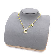 Louis Vuitton Necklace Gold 046#307 - 3