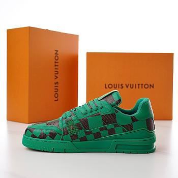 Louis Vuitton LV Trainer Sneaker Damier Pop Green 1ACN5D