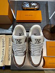 Louis Vuitton LV Trainer Sneaker White Brown 1AD7S9 - 2