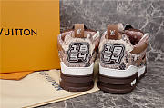Louis Vuitton Skate Sneaker Brown Snakeskin 1ABMG6 - 4